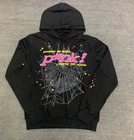 Spider Hoodie Pink